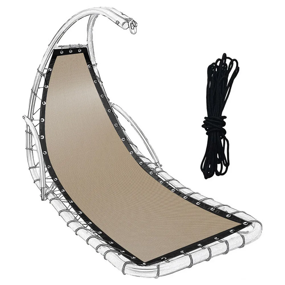 كرسي معلق من القماش المقاس بدون خياطة، كرسي أرجوحة معلق، تعزيز مريح، مصمم لكرسي أرجوحة سهل التركيب