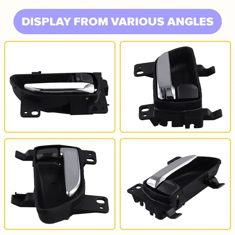 A60E-Front Right Side Door Interior Handle Chrome 61051-FJ022VH 61051FJ020VH 61051FJ021VH For Subaru WRX BRZ Impreza Forester