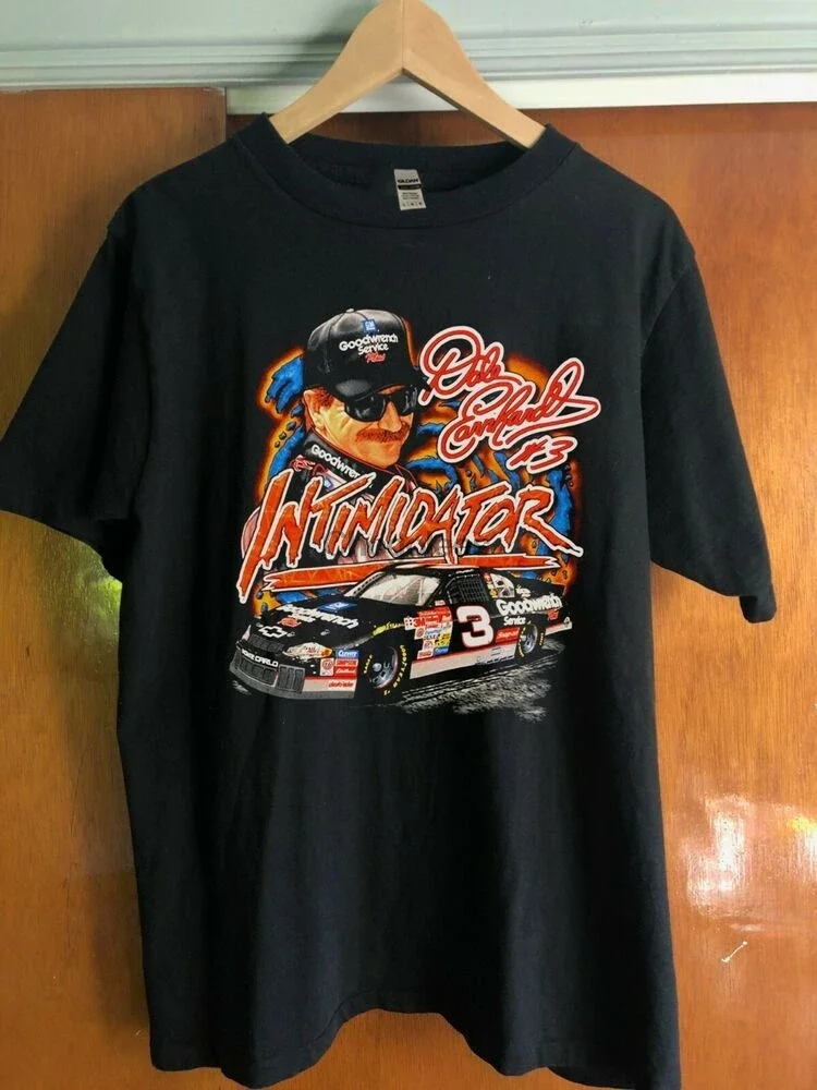 

Новинка от Dale Earnhardt intimidator 3, тяжелая хлопковая футболка