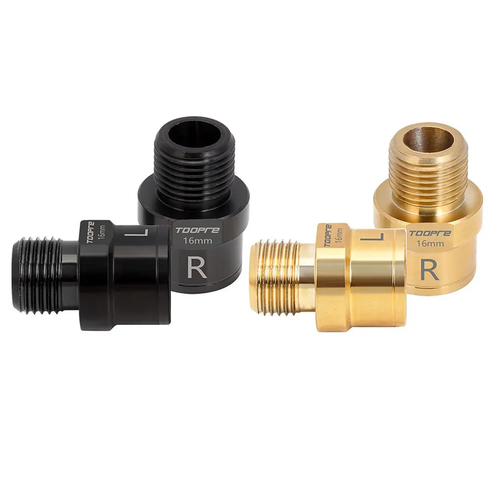 

TOOPRE 1 pair 16mm Bicycle Pedal Extenders Mountain Road Bike Pedals Adapters