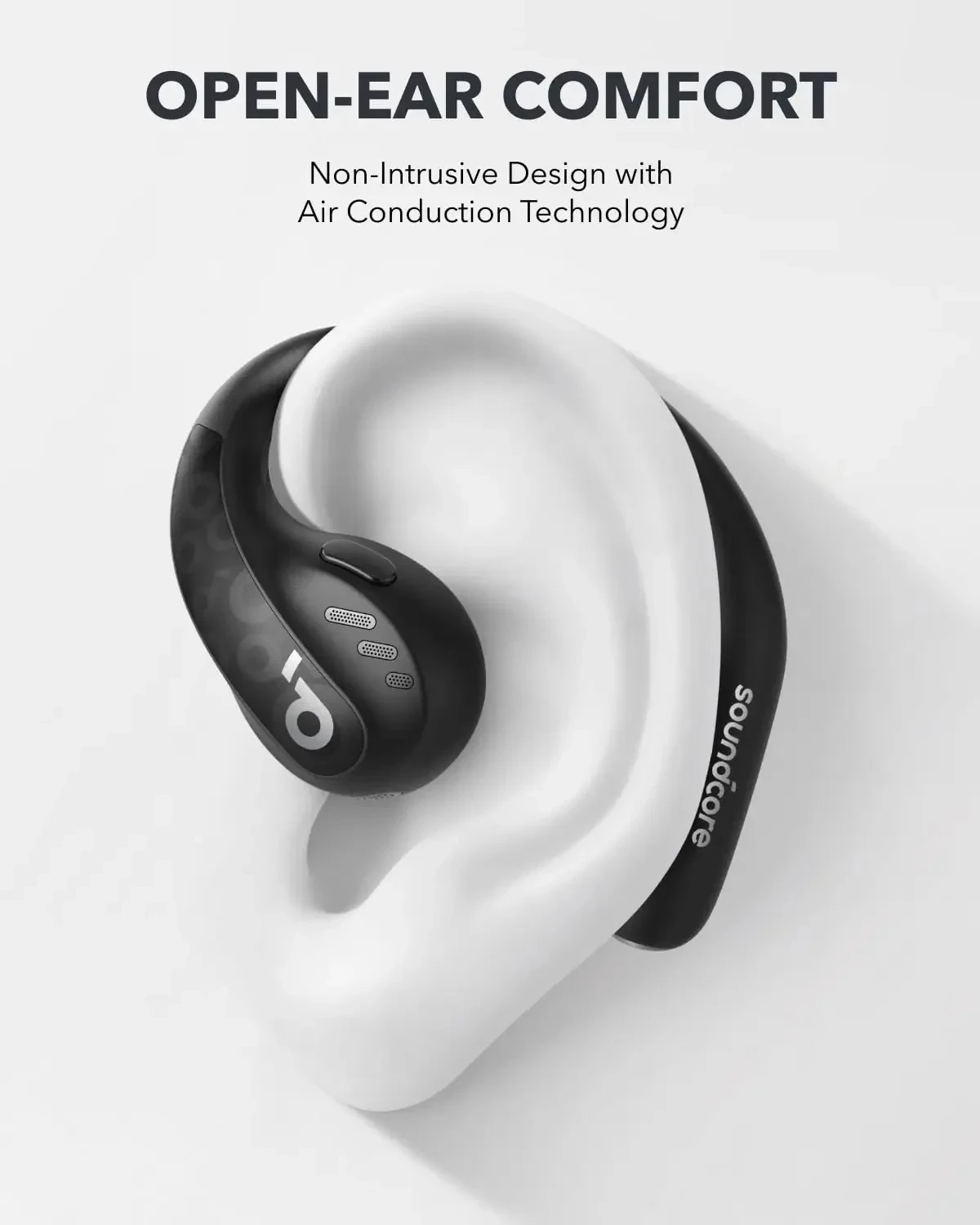 Soundcore by Anker AeroFit Pro Open-Ear Headphones Ultra Comfort Secure Fit Ergonomic Design Rich Sound with LDAC Bluetooth