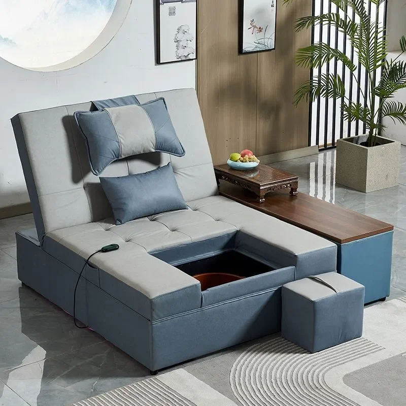 Electric  massage  bath  massage bed ear massage foot trimming foot stepping back sauna SPA Thai integrated bed