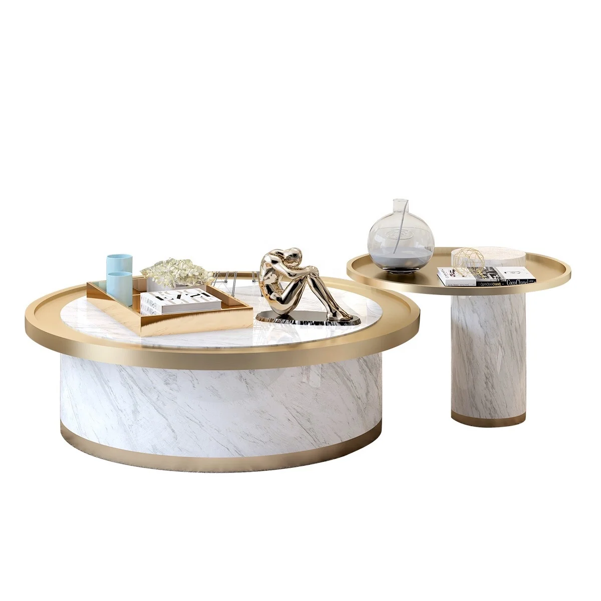 

Набор журнальных столиков из мрамора