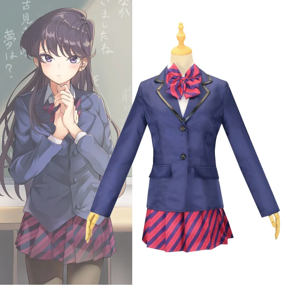 

Anime Komi Can't Communicate Shouko Komi Cosplay Costume Girls School Uniform Komi san wa Comyushou desu Suits