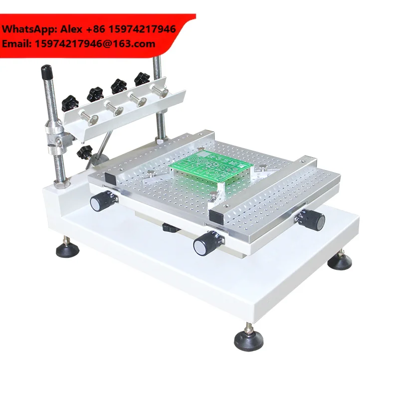 PTR-A300 Pcb Solder Paste Screen Printing Machine 25x40cm Pcb Printer Manual Solder Paste Printer For Smt Pcb Production Line