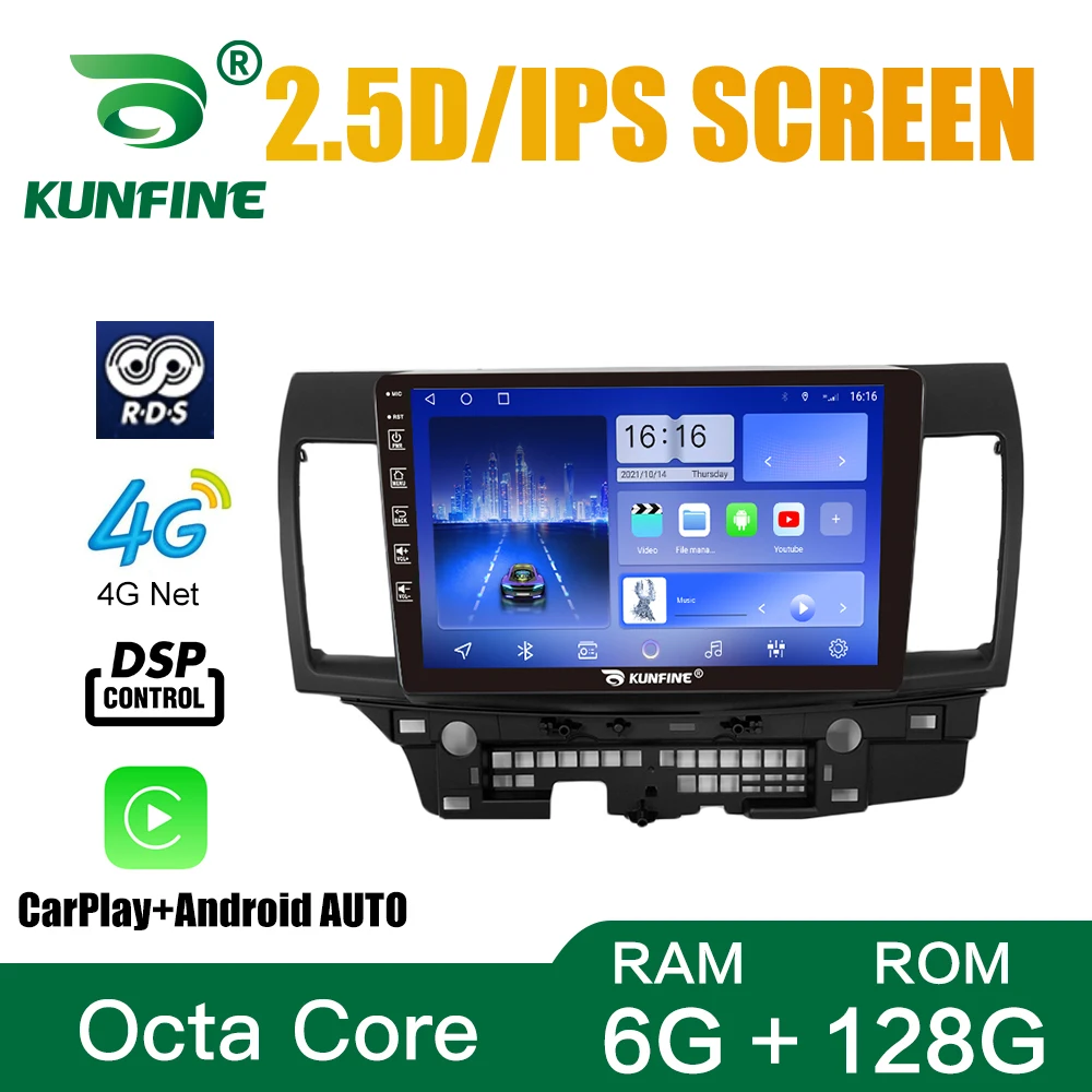 

Android 10.0 Octa Core Car DVD GPS Navigation Multimedia Player Deckless Car Stereo for Mitsubishi Lancer 2006-2018 Radio