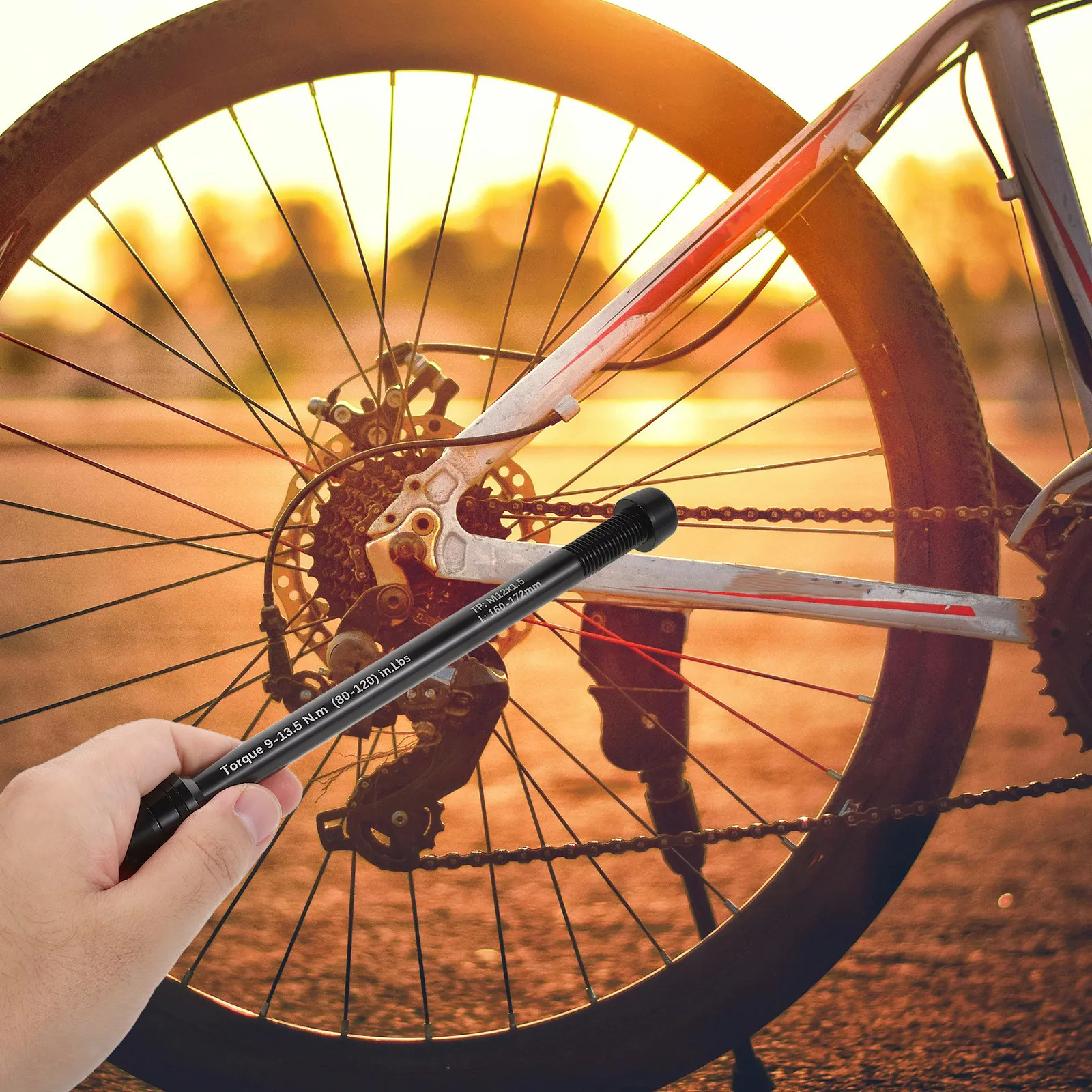 

Адаптер для сквозной оси велосипеда M12x1.5, крепление для заднего колеса, адаптер для велотренажера, для использования с велотренажером, сквозная ось для велосипеда