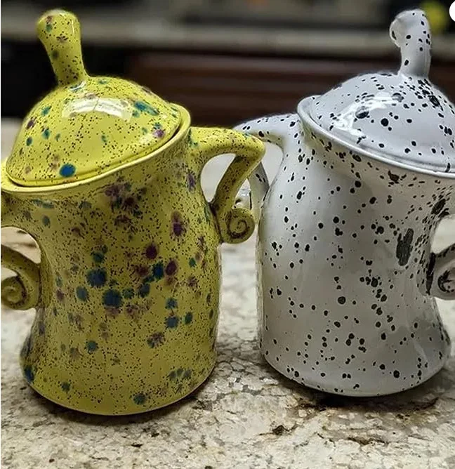 Cross-border spoof cup decoration ornament home garden set cup storage creative ornament design art