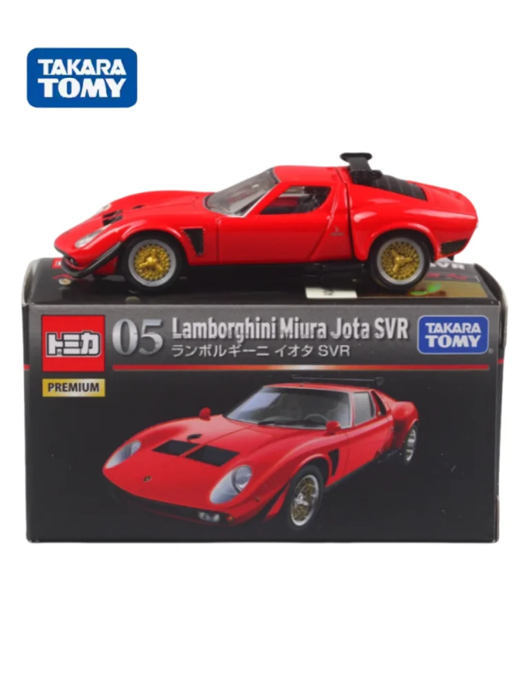 TAKARA TOMY alloy die cast model simulation car model TP05 Lambockini Sports car JOTA SVR, boy's toy, child's birthday gift