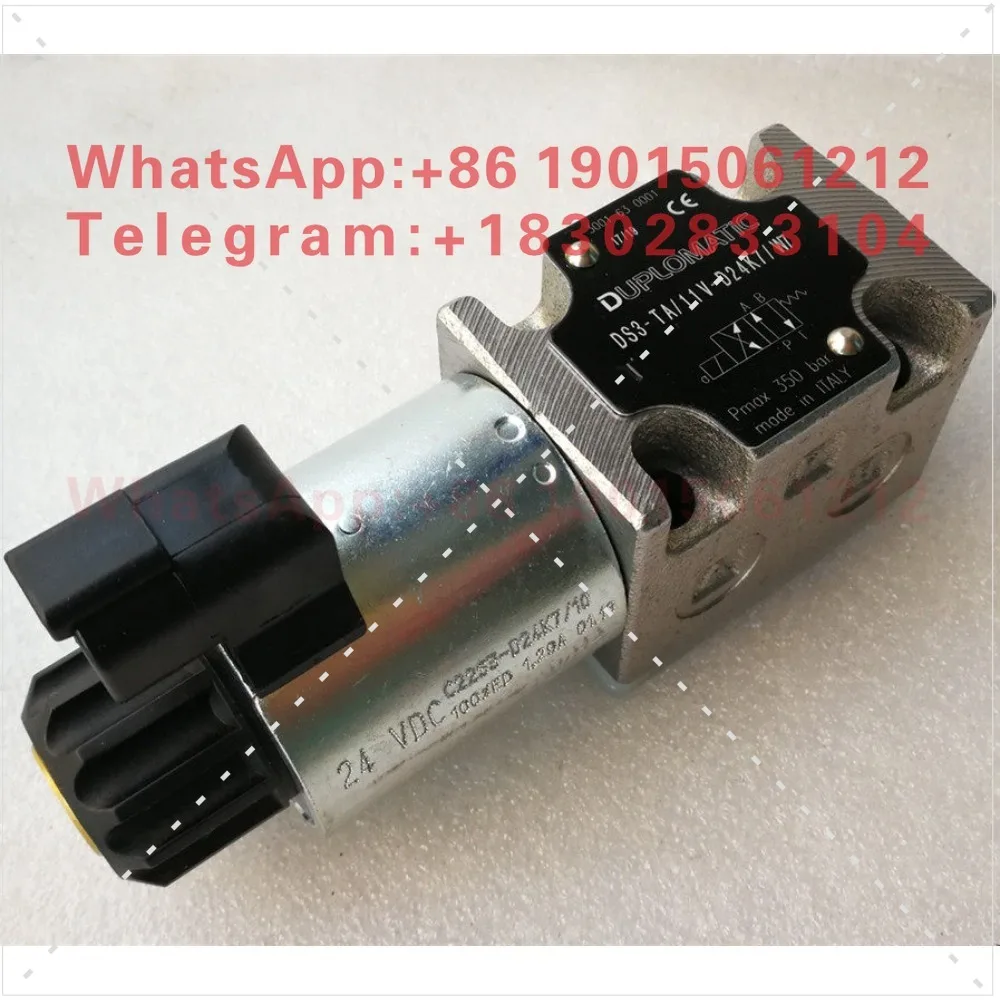 Pump truck main valve solenoid valve DS3-TA/10V-D24K7 TB SB1 RSA1 retreat piston 11N SA2 23