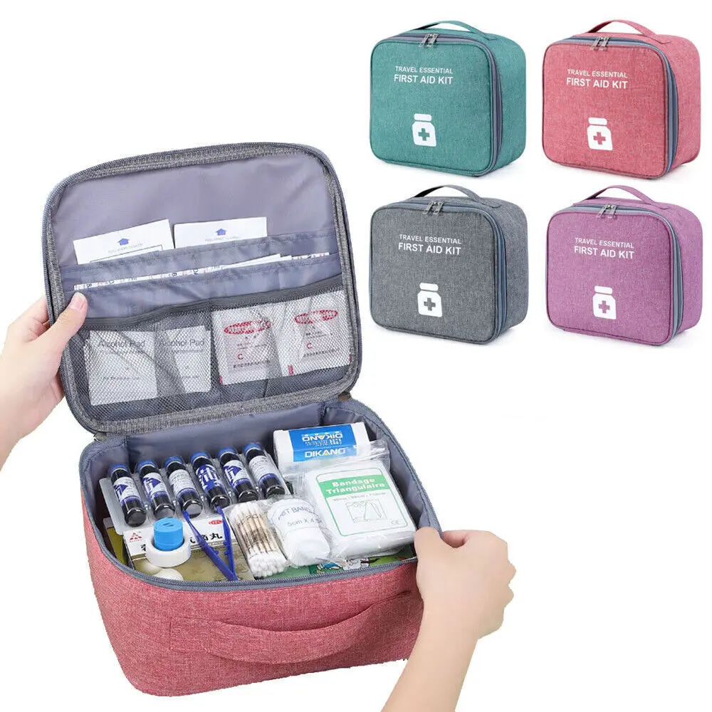 

Large-Capacity Thickened Medicine Box Layered Family First Aid Kit Medicine Boxes Medicine Cabinet Portable Fabric Storage Bag