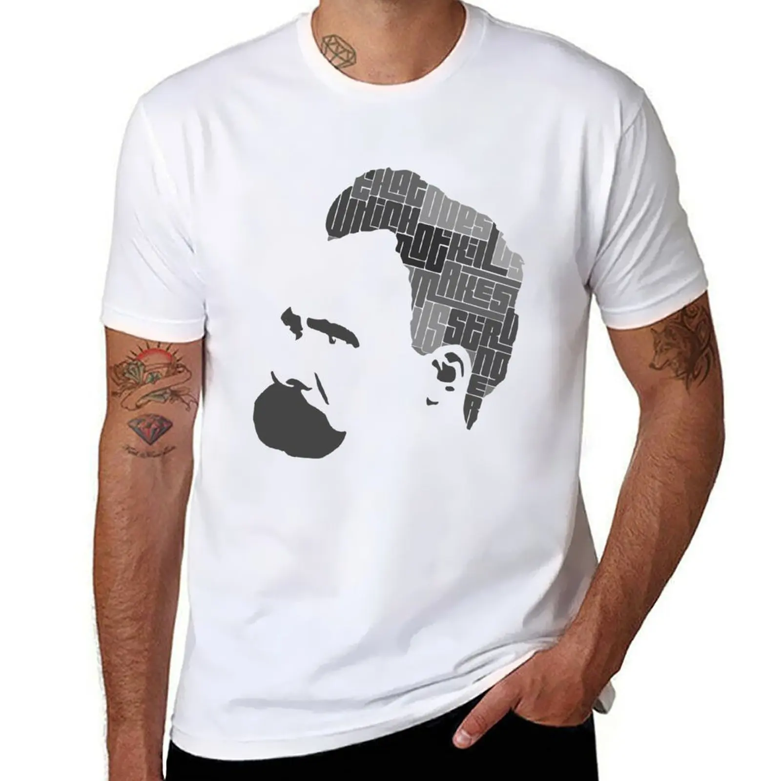 

That which does not kill us makes us stronger T-Shirt t shirts for man pack white man t shirt summer