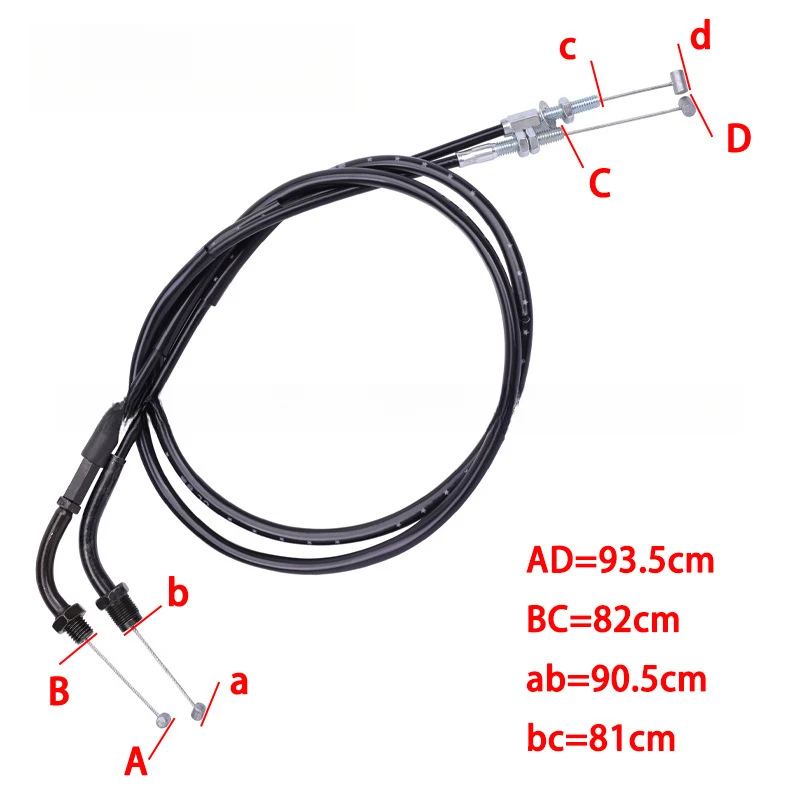 

Motorcycle Throttle Cable Throttle Cable Suitable for HondaCB600 CB900 Huang Feng600 Dahuang Peak900