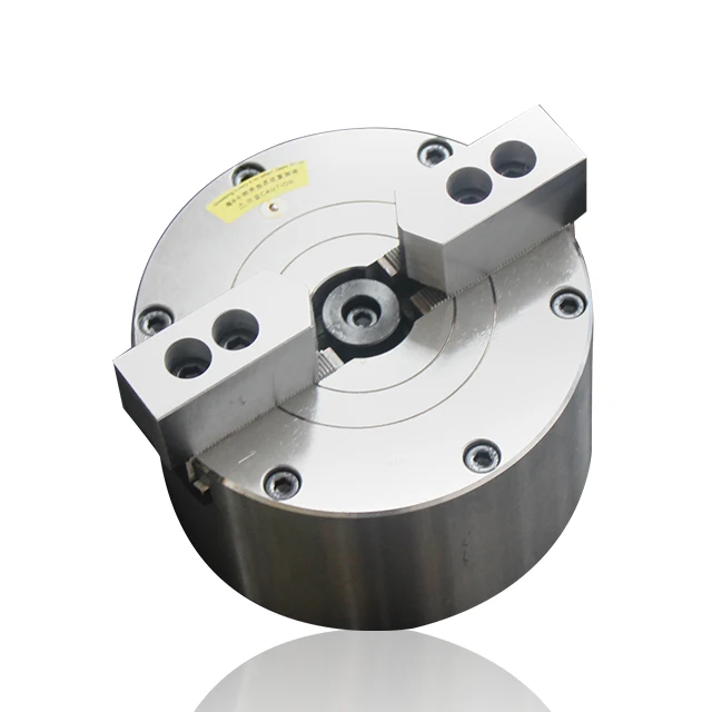 DRAKE 2 Jaw Lathe Chuck 4 Inch Non Through-Hole Pneumatic Chuck Hydraulic Lathe Chuck for CNC Lathe Machine