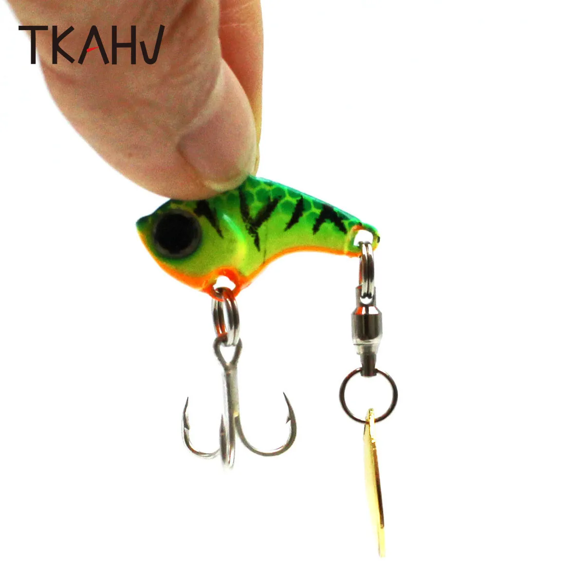 TKAHV 5 PCs/kit 7g Spoon Fishing Lure Metal VIB Sequin Vibration Spinner Hard Bait Jig Wobblers Bass Artificial Trout Swimbait