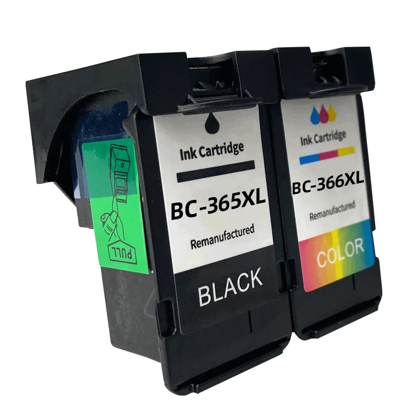 استبدال خرطوشة الحبر المتوافقة لطابعة Canon BC365 BC366 Pixus TS3530