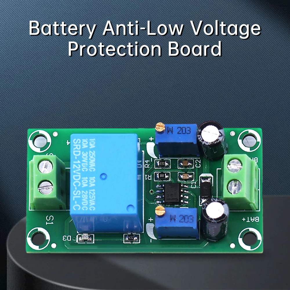 Battery Undervoltage Controller Battery Anti-Low Voltage Protection Plate Automatic Load Voltage Recovery Disconnect Connection