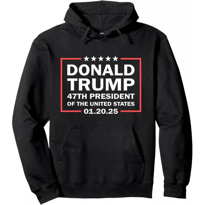 

Trump's 47th President Patriotic Hoodie Hoodie