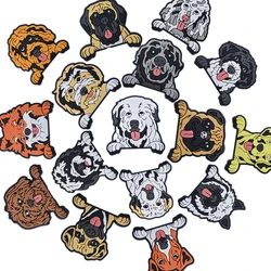 1-16pcs Kid's Lovely Cartoon Dogs Shoe Charms Jack Russell Labrador Pug Shoe Decoration Maltese Morkie Pomeranian Clog Charms