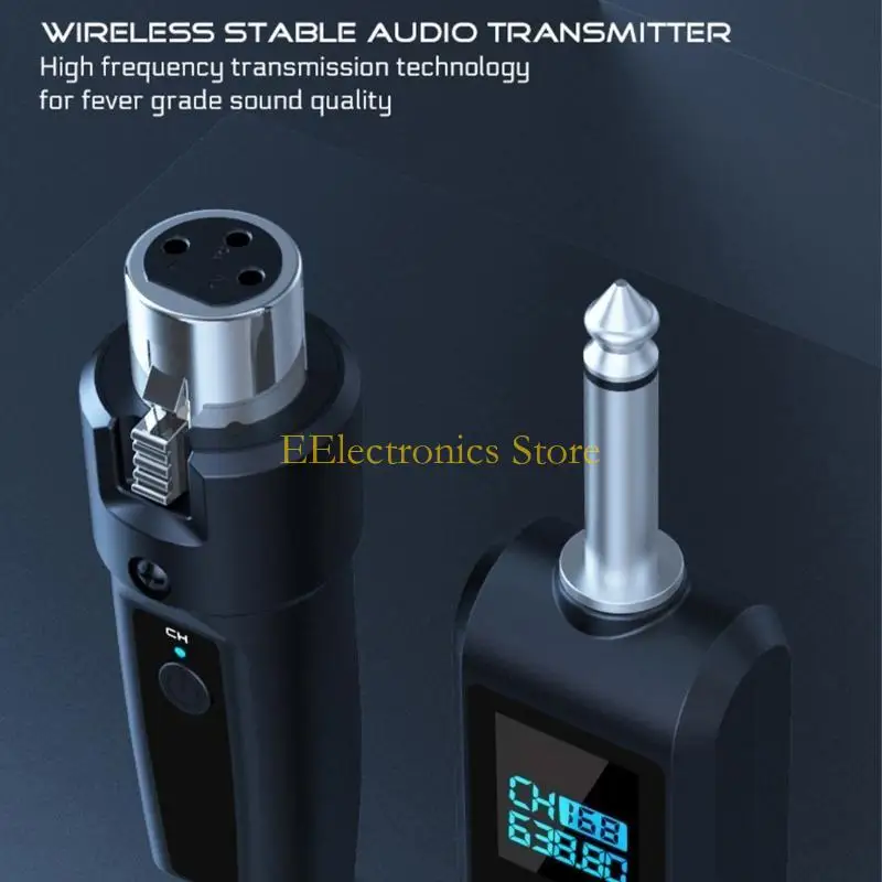 

B03C High Fidelitys UHF Wireless Mic Converters Easy Setups for Musicians Speakers