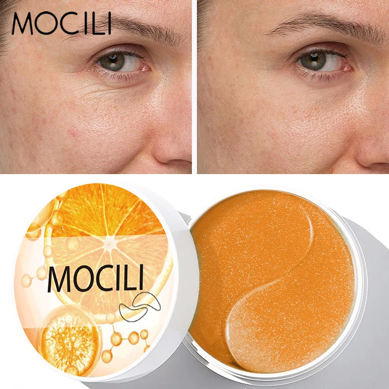 

Vitamin C Eye Mask Moisturizing Hydrating Anti-Wrinkles Nourishing Eye Mask Firming Remove Dark Circles Under Eye Skin Care