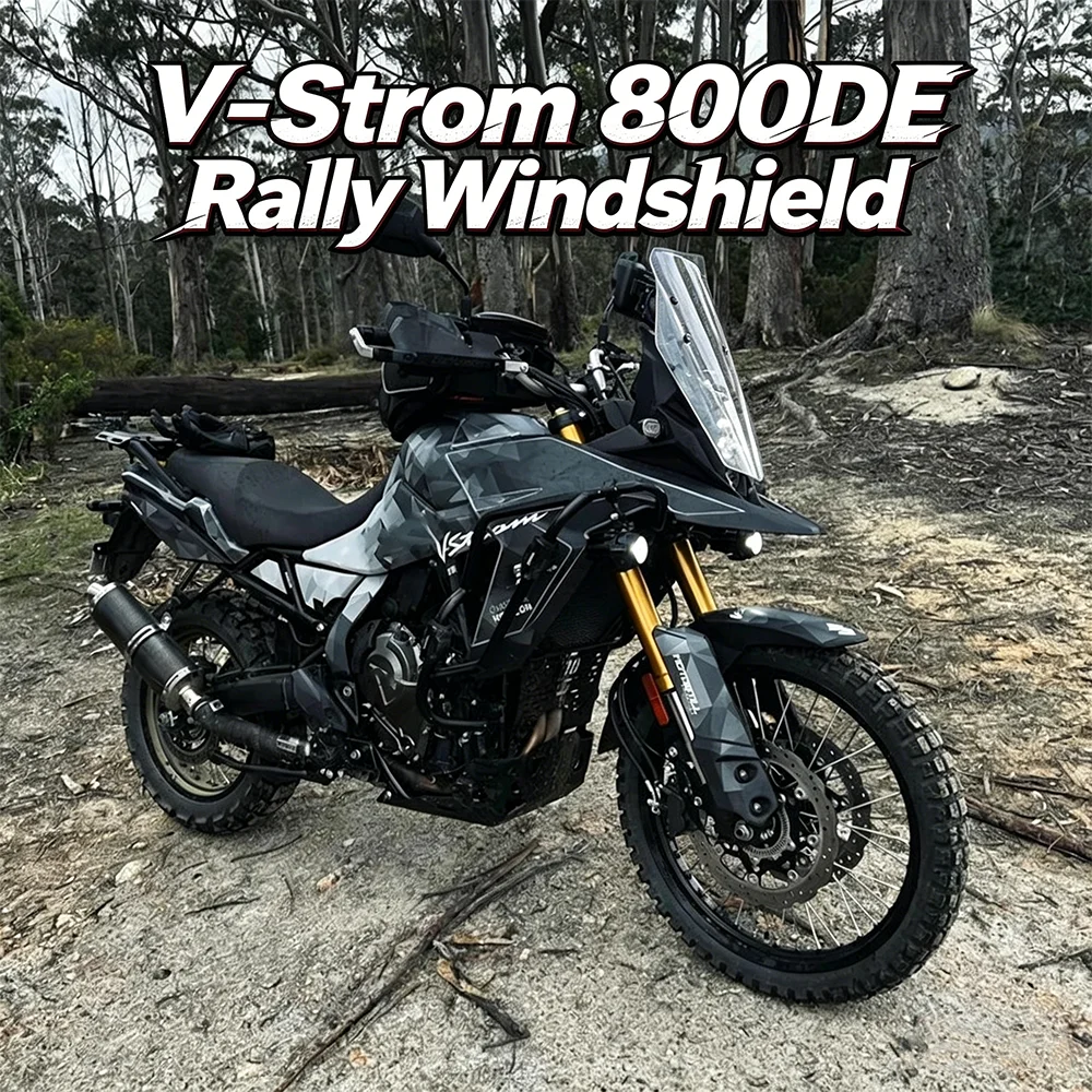 Image of Für Suzuki V-Strom 800DE Vstrom 800de V Strom 800DE Windschutzscheiben Windabweiser Motorrad Rally Windschutzscheibe Windschild