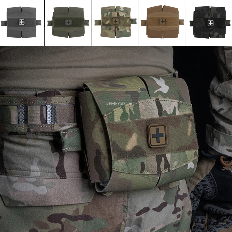 Tactical CS Emergency Bag Portable Outdoor Hiking Hunting Sports MOLLE Belt EDC Pouch Safety Survival Medicdal Tool Storage Bags