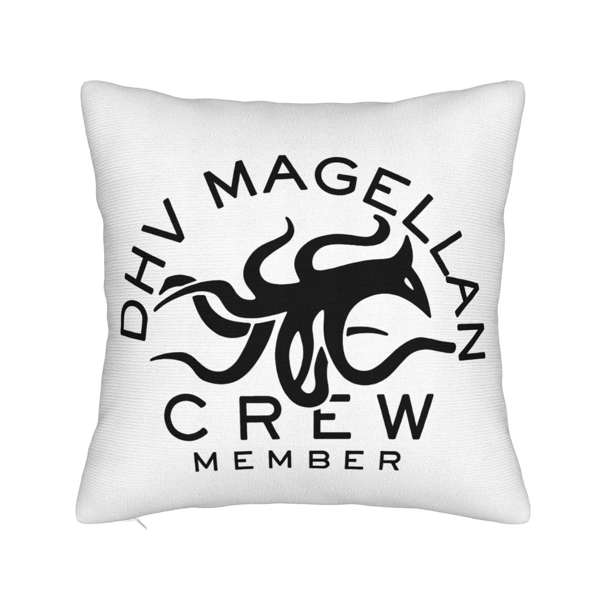 DHV MAGELLAN Crew Member Pillow Cover Game on The Beach Soft Cushion Cover Funny Pillow Case For Office Car Home Decor