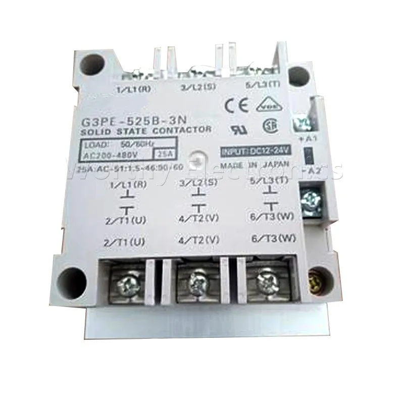 Free Shipping  10pcs/lot   G3PE-525B-3N 45A DC12-24V Relays