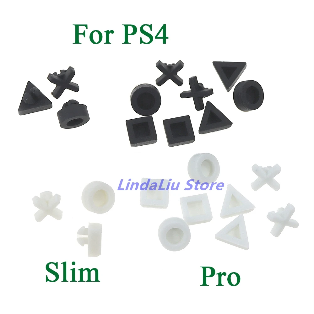 1 комплект силиконовых накладок на ножки для PS4, защитные колпачки для консоли Sony PS 4 Pro Slim