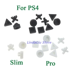 PS4 실리콘 바닥 고무 발 패드 커버 캡 하우징 케이스 고무 발 커버 1세트 (소니 PS4 프로 슬림 콘솔용)