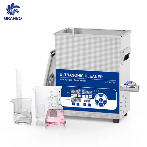 Granbo Sonic Laboratory Ultrasonic Appliance 4.8L 100W Ultrasound Bath 28/40/80/120KHz Cleaning Machine Noise Reduction