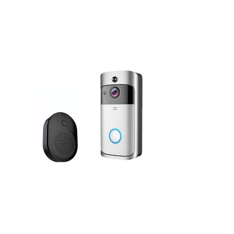 Intelligent Low-power WiFi Wireless Intelligent Visual Doorbell Voice Intercom Mobile Phone Monitoring WiFi Doorbell V5