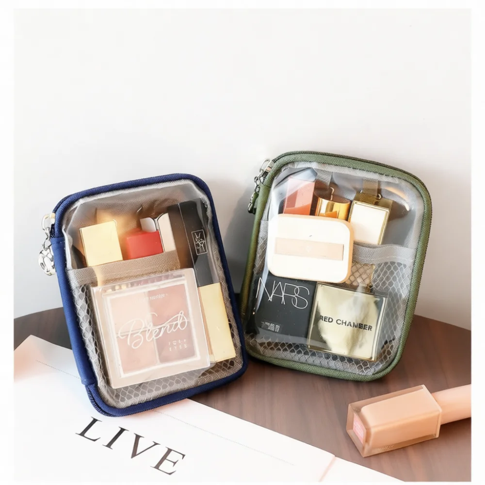 Beauty Makeup Case - Şeffaf Makyaj Saklama Çantası Taşınabilir Kozmetik
