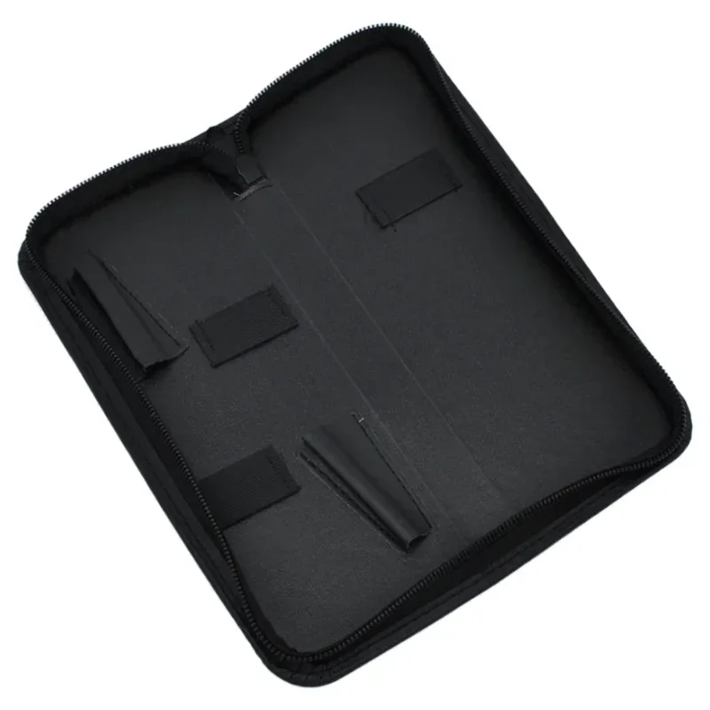 المهنية صالون بولي Leather الجلود مقص حلاقة حقيبة سستة المحمولة كيس مزموم صندوق لتصفيف الشعر مقص الحلاق المقصات C0017A