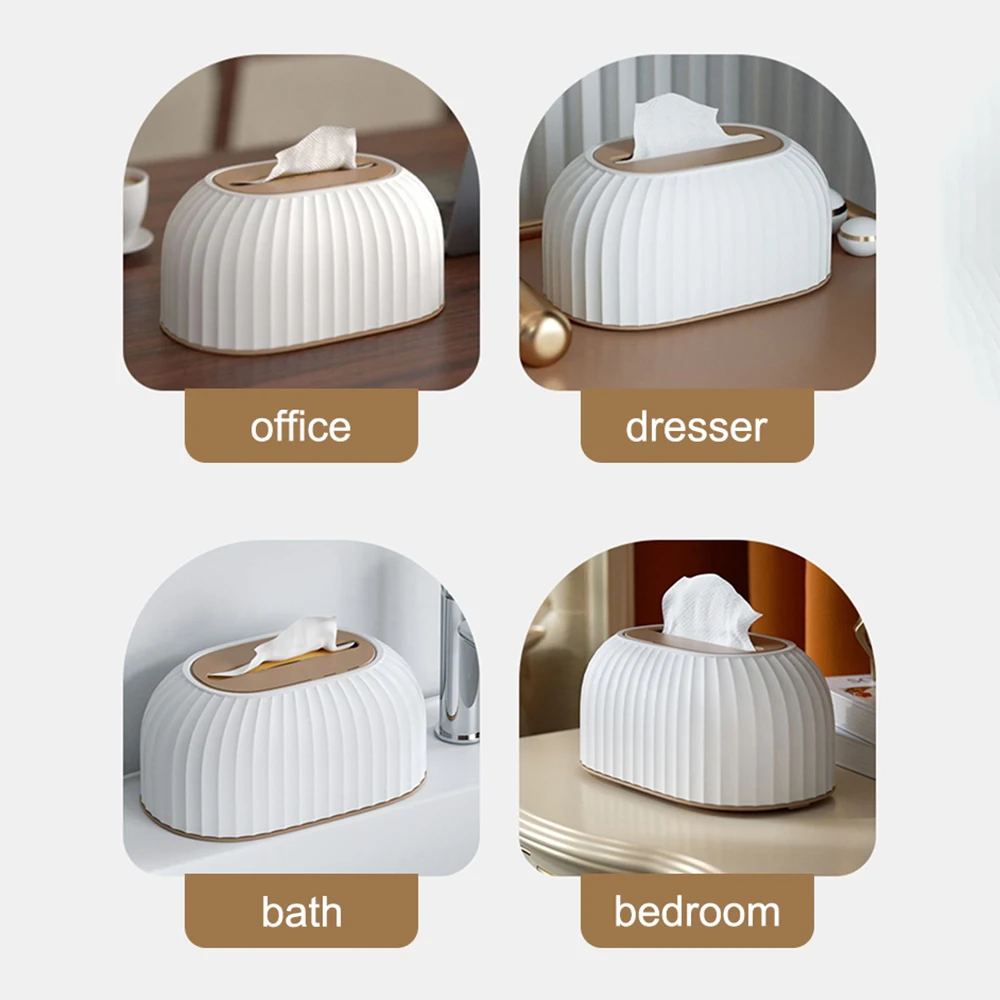 قطعة واحدة من صندوق ورق استخلاص منزلي، مع زنبرك، مستوى عالي المظهر، فاخر خفيف، غرفة المعيشة، سطح المكتب، صندوق مناديل