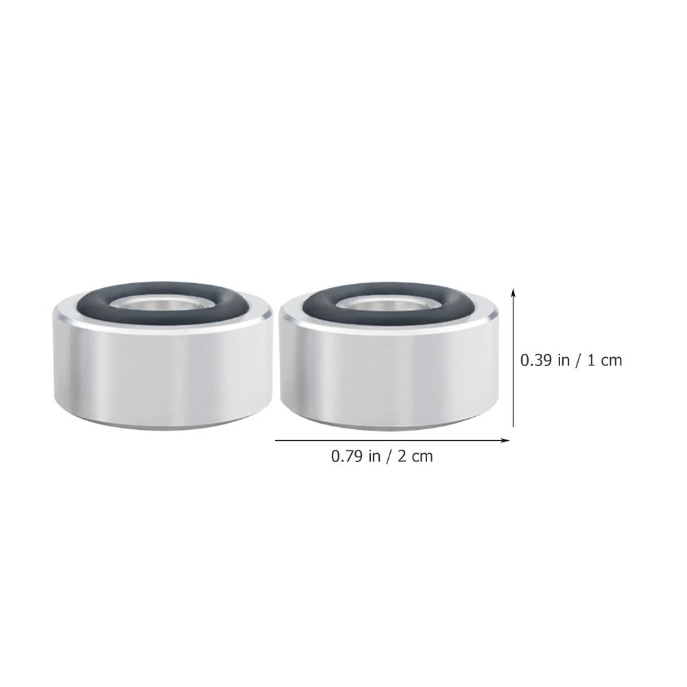 4pcs Speaker Isolation Foot Aluminum Alloy Speaker Base Mat Subwoofer Stand Audio Isolation Durable Speaker Feet Pad