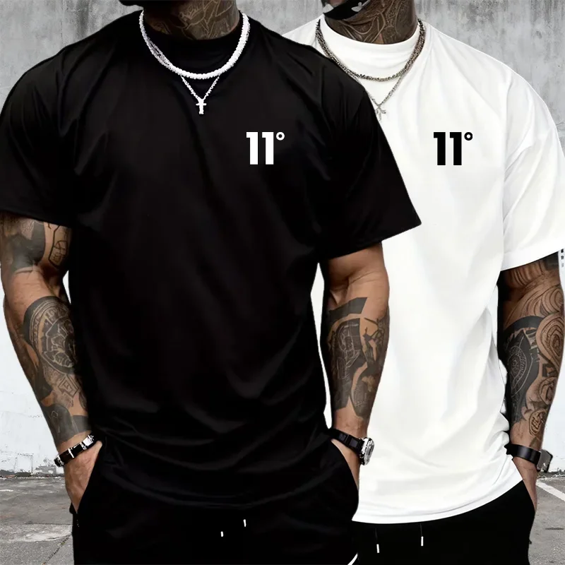 2025 heißer Verkauf männer T-shirt Urban Casual Mode Oansatz Kurzarm Sommer Frühling Komfort Cool Tees Männlich Hochwertige Baumwolle Tops
