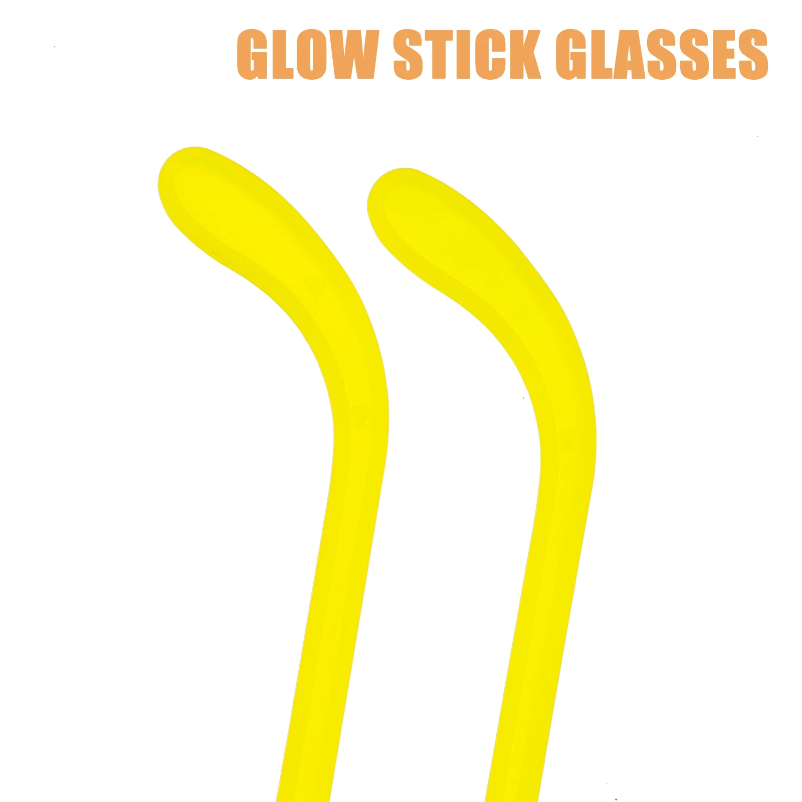 

30 Sets Fluorescent Glasses Accessories Glow in Dark Eyeglass Temples Replacement Parts Single Use Ergonomic Comfortable Wear