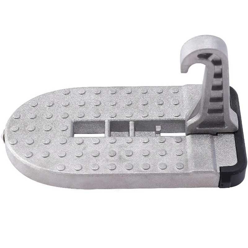 Car Door Step Pedal Anti‑Slip Metal Foot Rest For Vehicle Roof Access Multifunctional Climbing Helper
