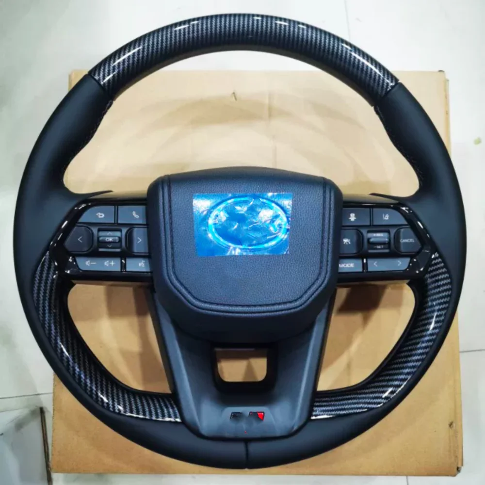 

Для Toyota накладка на руль PradoLand CoolLuze Land Patrol старая и новая сборка на руль LC300, неразрушающая установка