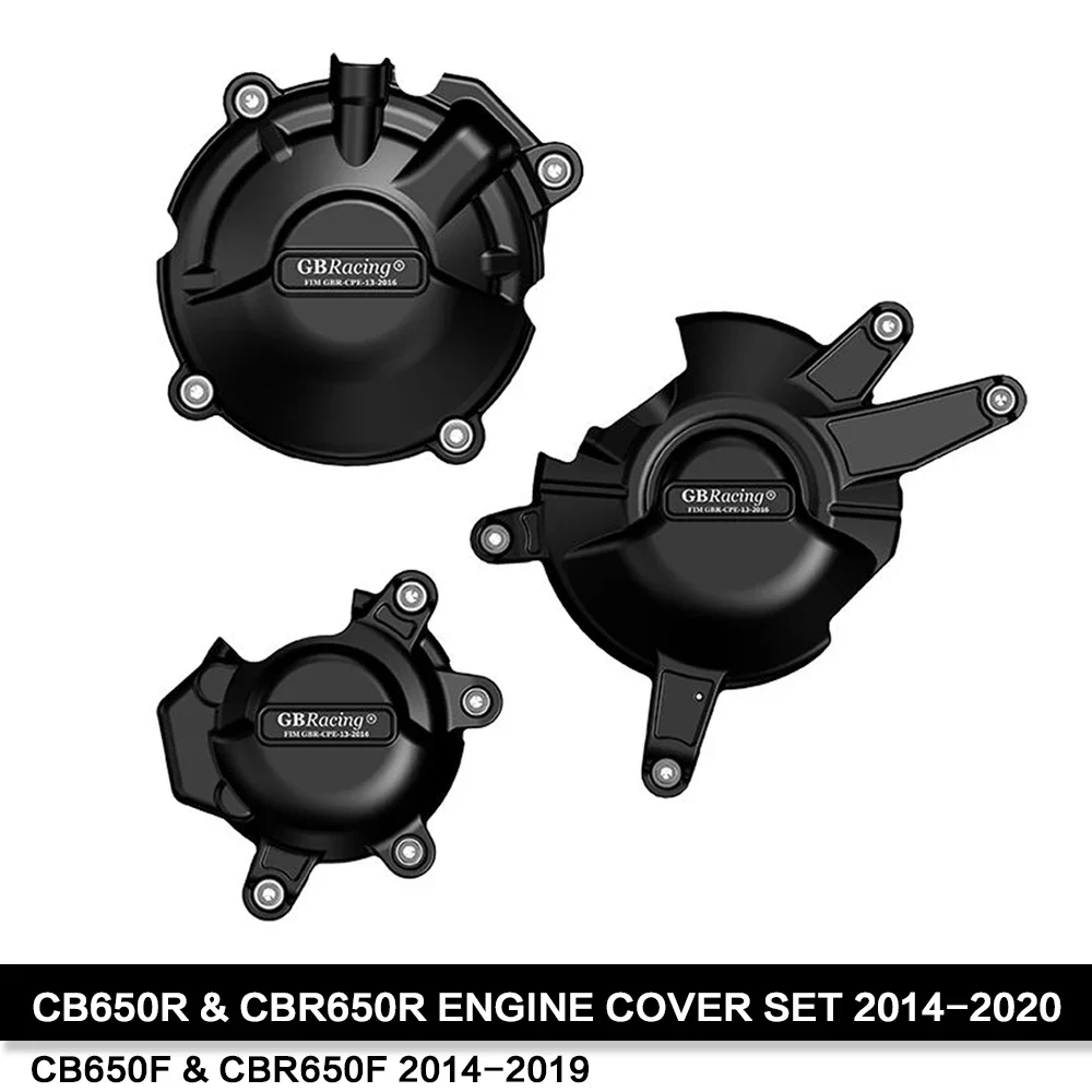 CB650R & CBR650R Engine Cover Set CBR650R Protection Cover CB650R Engine Guard ​For HONDA  CB650R CB650 2014-2023 CB650F CBR650F