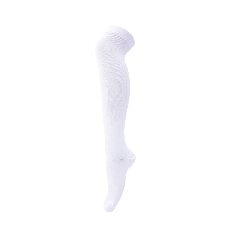 Chaussettes de compression hautes pour femmes, chaussettes d'infirmière, chaussettes de sport pour dames, chaussettes de course pour femmes, 3 paires