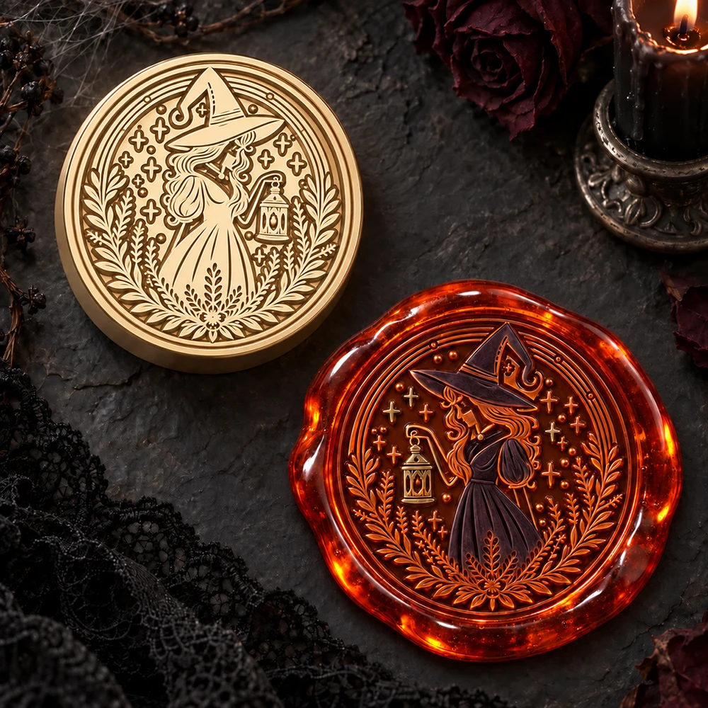 Gothic Halloween Wax Seal Stam - Wax Seal Stamp Set 评论和价格