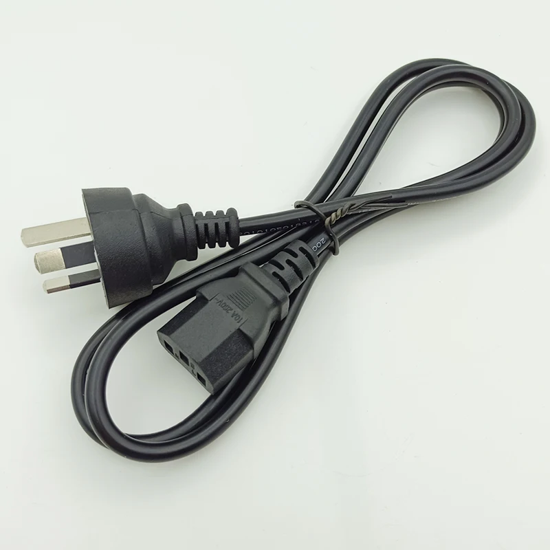 كابل الطاقة تمديد الحبل ، IEC C13 ، 220 فولت ، أستراليا ، نيوزيلندا ، الاتحاد الافريقي ، التوصيل العرض لرصد ، العارض ، HP ، الطابعة ، Lg ، TV ، 1.2 متر