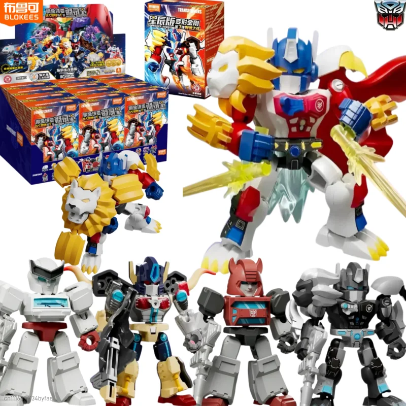 BLOKEES Transformers Building Blocks Star Edition Issue 7 Optimus Prime Modèle à assembler Accessoires de bureau Jouets Cadeaux