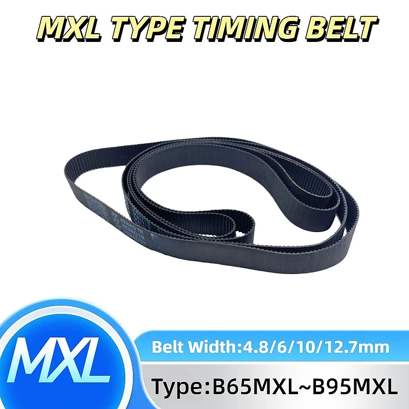 

MXL Timing Belt Width 4.8mm to 12.7mm Type:B65MXL B70MXL B75MXL B80MXL B85MXL B86MXL B88MXL B90MXL B93MXL B95MXL Belt