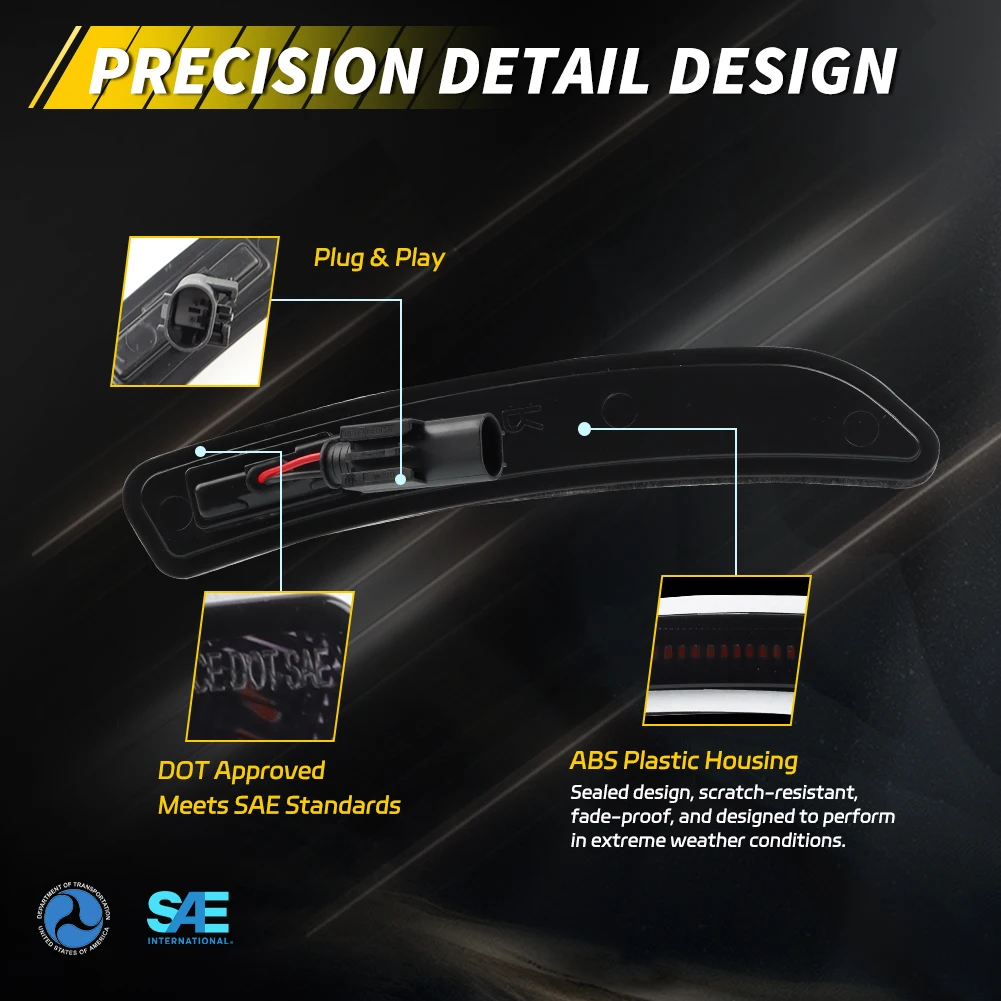 الجبهة أو الخلفية الزاوية الجانب ماركر ضوء الحاجز ضوء مع LED ل 2014 2015 2016 2017 2018 2019 Gen3 ميني كوبر F55 F56 F57 #4