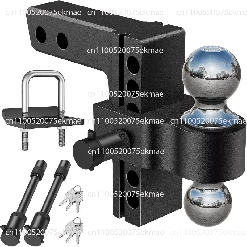 Adjustable Trailer Towing Hitch Dual Ball Mount