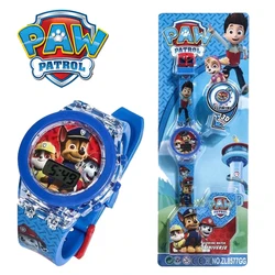 Paw Patrol Cartoon Children's Digital Watch Chase Marshall Everest Electronic Action Figure Kids Waterproof Watch Birthday Gift